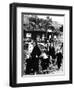 Families Leaving their Village Bombarded During the Normandy Landings, France, 1944-null-Framed Giclee Print