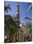 Families Relax after Prayers in Tree-Lined Garden of Abu Al-Abbas, Al-Mursi Mosque, Alexandria-Julian Love-Stretched Canvas