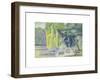 Famille de Cygnes-Henri Edmond Cross-Framed Premium Giclee Print