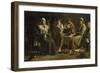 Famille de paysans dans un intérieur-Louis Le Nain-Framed Giclee Print