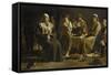 Famille de paysans dans un intérieur-Louis Le Nain-Framed Stretched Canvas