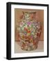 Famille Rose Vase with a Mille Fleurs Decoration, Qianlong Dynasty, 1736-96-Chinese School-Framed Giclee Print