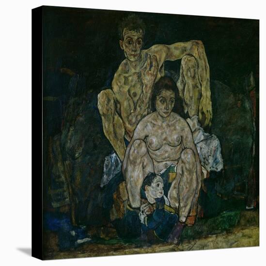Family, 1918-Egon Schiele-Stretched Canvas