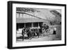 Family About to Depart in a Horse Buggy - Glencoe, NM-Lantern Press-Framed Art Print