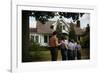 Family Admiring Home-William P. Gottlieb-Framed Photographic Print