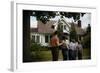 Family Admiring Home-William P. Gottlieb-Framed Photographic Print