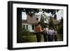 Family Admiring Home-William P. Gottlieb-Framed Photographic Print