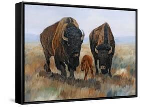 Family Affair II-Kathy Winkler-Framed Stretched Canvas