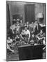 Family and Friends Gathering in Living Room to Watch Movies, Both Rented and Homemade-Gordon Parks-Mounted Photographic Print