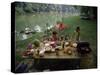 Family at a Picnic-null-Stretched Canvas