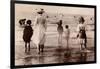 Family at the Beach, 1890-null-Framed Photographic Print