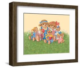 Family Bear-Renate Holzner-Framed Art Print