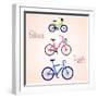 Family Bikes-Julka-Framed Premium Giclee Print