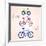 Family Bikes-Julka-Framed Art Print