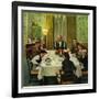 "Family Birthday Party", March 15, 1952-John Falter-Framed Giclee Print