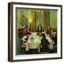 "Family Birthday Party", March 15, 1952-John Falter-Framed Giclee Print