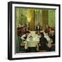 "Family Birthday Party", March 15, 1952-John Falter-Framed Giclee Print