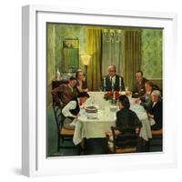 "Family Birthday Party", March 15, 1952-John Falter-Framed Giclee Print