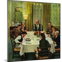 "Family Birthday Party", March 15, 1952-John Falter-Mounted Giclee Print
