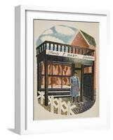 Family Butcher-Eric Ravilious-Framed Giclee Print