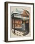 Family Butcher-Eric Ravilious-Framed Premium Giclee Print