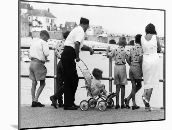 Family by the Sea-null-Mounted Photographic Print