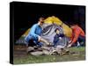 Family Camping Trip-null-Stretched Canvas