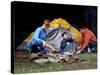 Family Camping Trip-null-Stretched Canvas