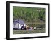 Family Camping-null-Framed Premium Photographic Print