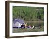 Family Camping-null-Framed Photographic Print