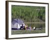 Family Camping-null-Framed Photographic Print