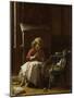 Family Cares, 1873-Eastman Johnson-Mounted Giclee Print