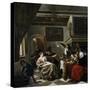 Family Celebration, 1650-1660-null-Stretched Canvas