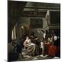 Family Celebration, 1650-1660-null-Mounted Giclee Print