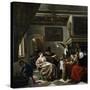 Family Celebration, 1650-1660-null-Stretched Canvas