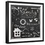 Family Chalk-Lauren Gibbons-Framed Art Print