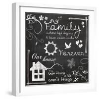 Family Chalk-Lauren Gibbons-Framed Art Print