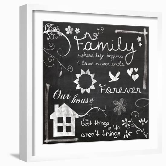 Family Chalk-Lauren Gibbons-Framed Art Print