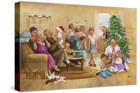 Family Christmas-Dianne Dengel-Stretched Canvas