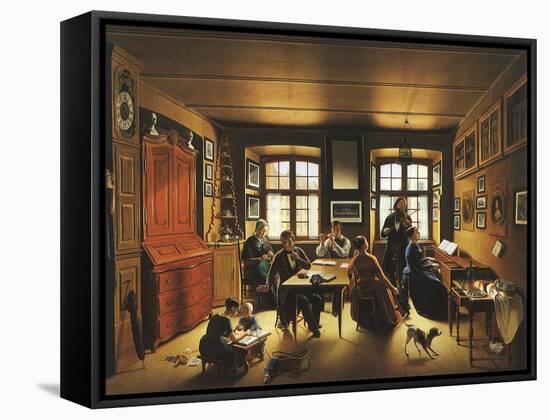 Family Concert, 1849-null-Framed Stretched Canvas