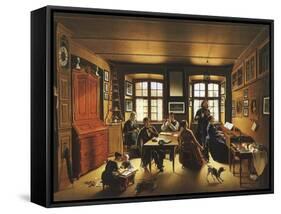 Family Concert, 1849-null-Framed Stretched Canvas