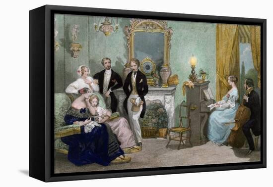 Family Concert, c.1840-Eugene Louis Lami-Framed Stretched Canvas