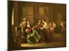 Family Concert, or Music Party (Oil on Canvas)-Jacob Duck-Mounted Giclee Print