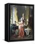 Family Concert-Carl Herpfer-Framed Stretched Canvas