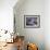 Family Cooking in Kitchen at Home, Village of Pattap Poap Near Inle Lake, Shan State, Myanmar-Eitan Simanor-Framed Photographic Print displayed on a wall