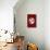 Family Crest Style Burgundy-Ikuko Kowada-Giclee Print displayed on a wall