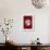 Family Crest Style Burgundy-Ikuko Kowada-Framed Giclee Print displayed on a wall