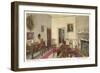 Family Dining Room, Mt. Vernon, Virginia-null-Framed Art Print