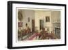 Family Dining Room, Mt. Vernon, Virginia-null-Framed Art Print