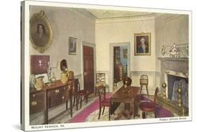 Family Dining Room, Mt. Vernon, Virginia-null-Stretched Canvas